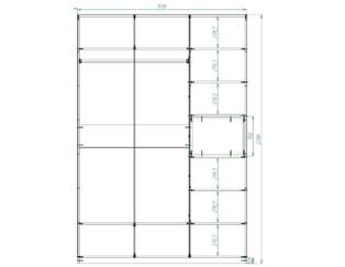 Шкаф распашной Рокки 2