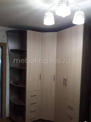 Шкаф угловой Меркурий люкс 7