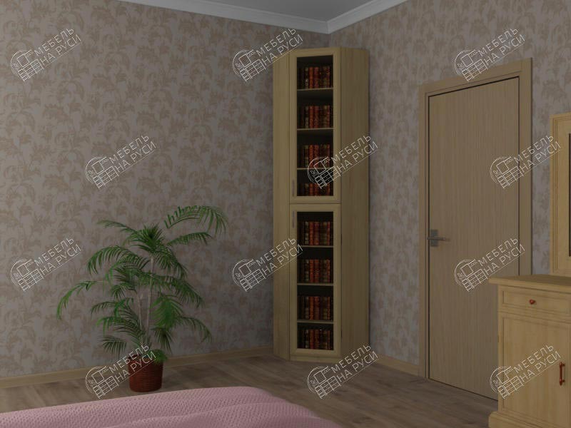 Книжный шкаф Талисман закрытый угловой