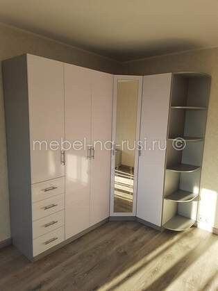 Шкаф угловой Меркурий люкс 3