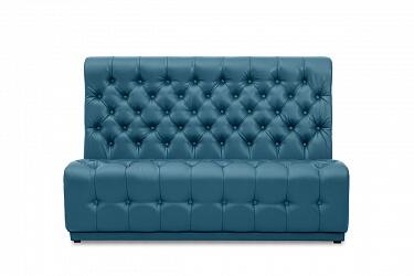 Диван с каретной стяжкой Blue