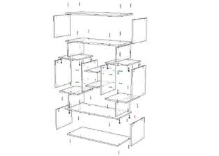 Стеллаж Тобот