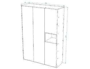 Шкаф распашной Рокки 2